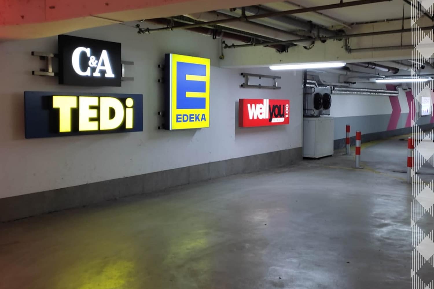 caro Anfahrt und Parken Tiefgarage