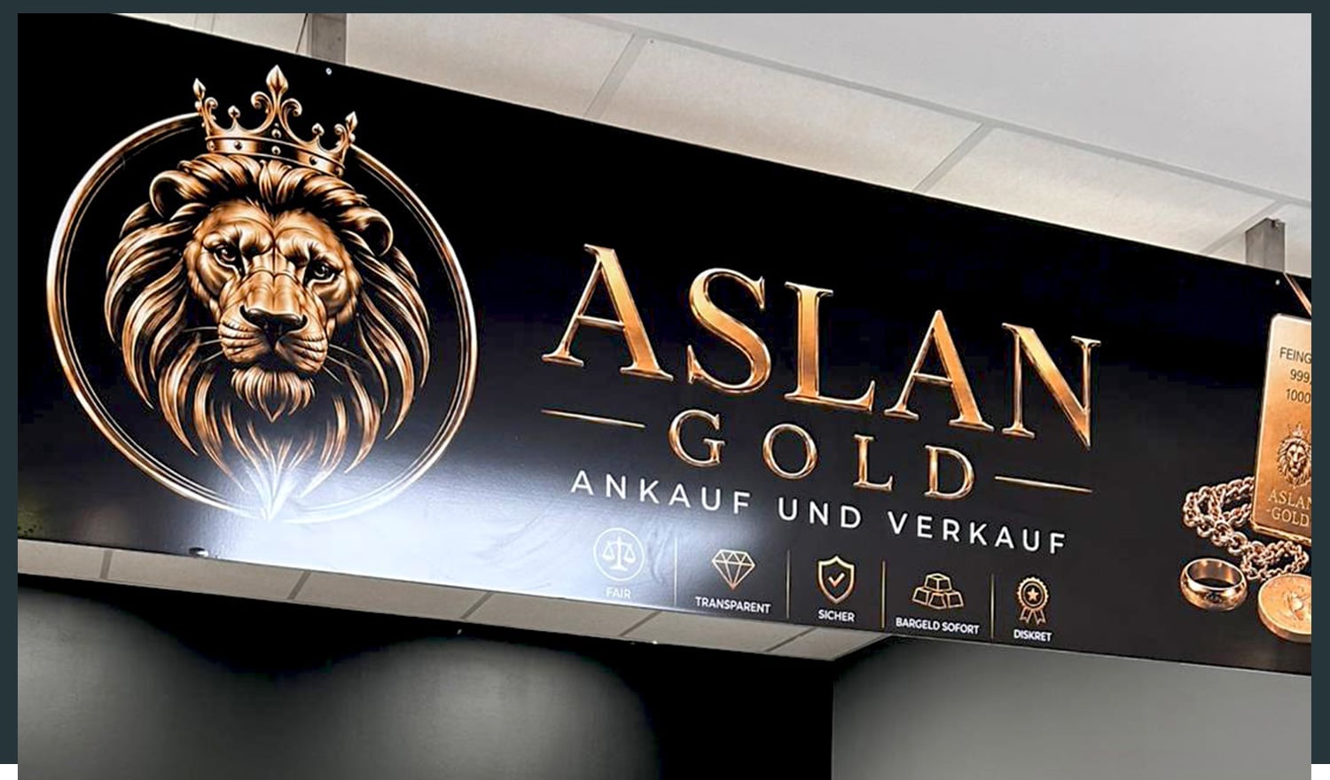 caro Einkaufen Aslan Gold